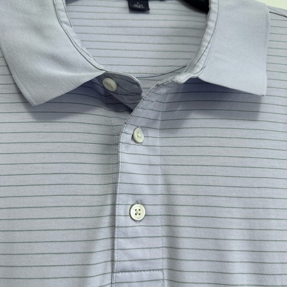 Lands' End Men's Golf Lavender Polo Shirt - Picture 5 of 6
